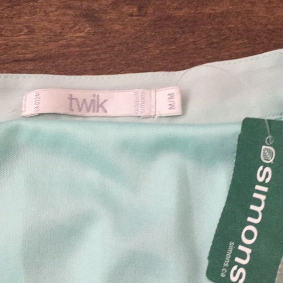 NWT Simons Twik Pleated Skirt- Mint Green- Size M - Picture 4 of 9